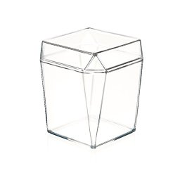 DIAMOND plastična čaša za deserte sa poklopcem 250 ml 24 kom.