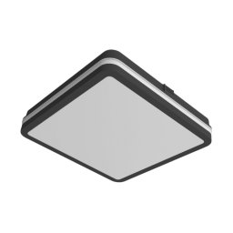 Crna LED plafonjera 24W, promenljiva boja svetla EL254