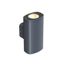 Zidna lampa 2xGU10 IP54 crna EL309