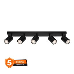 OSRAM crna spot lampa 5xGU10 EL392