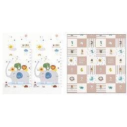 BBO Sklopiva podloga za igru od pene Elephant & Baby Animals
