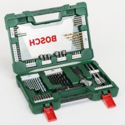 Bosch 83-delni V-Line TiN set burgija i bitova sa LED baterijskom lampom i francuskim ključem 26070