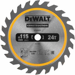 DeWalt DT20420 list testere za drvo 115 mm – 24 zuba, za akumulatorske testere