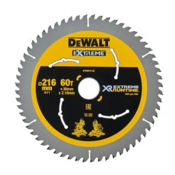 DeWalt DT99570 list za kružnu testeru 216mm, 60 zuba – za akumulatorske alate