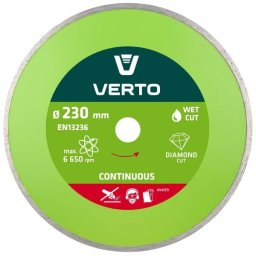 Dijamantski disk "Continuous" (glatki) 230x22,2mm - VERTO 61H3T9