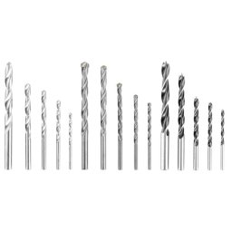 Einhell 3-delni set kofera sa po 5 burgija za drvo, metal i kamen, 3-8 mm za metal i 4-10 mm za drvo