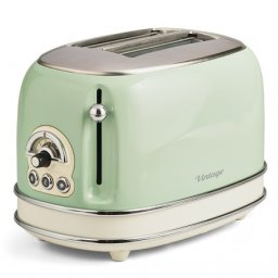 Ariete AR155GR vintage, toster, zeleni, za 2 parčeta, 810W