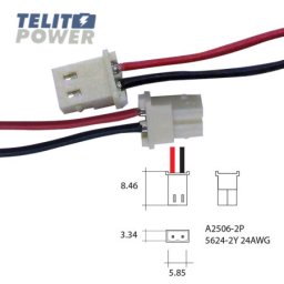Konektor 5624-2Y 24AWG ( P-2305 )