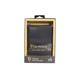 Novčanik muški kožni JBGNW03 sa RFID zaštitom 120x90x20 Guiness Guinness crna ( 16NMBG03B )