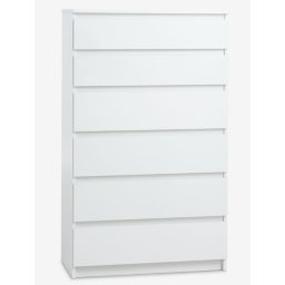 Komoda 6 fioke bela