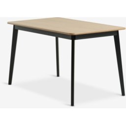 Trpezarijski sto 80x130 natur hrast/crna