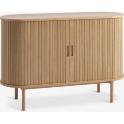 Komoda 120cm rolo vrata nat.hrast