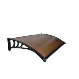 Nadstrešnica Aluminijumska 150x120cm Crna Bronza 5mm ( 1947 )