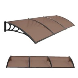 Nadstrešnica Aluminijumska 270x120cm Crna Bronza 5mm ( 1950 )