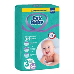 Evy baby pelene jumbo midi 3, 56kom ( A105168 )