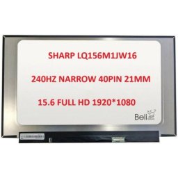 LED ekran za laptop 15.6 SLIM 40pin narrow 21mm FHD IPS KRAĆI bez kacenja 240hz ( 112452 )