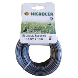 Struna za kosačice 2,4mmx15m duo core - kvadratni ( 19818 )