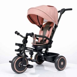 Beltino Nuovo Tricikl sa Rotirajućim Sedištem i Ležećim Položajem - Roze ( BLTN-26001R )