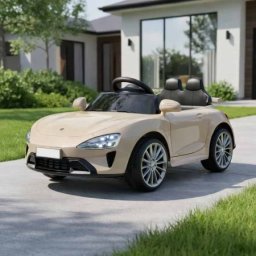 Automobil za decu na akumulator Sport Plus Bež (12V) ( SM-25106B )