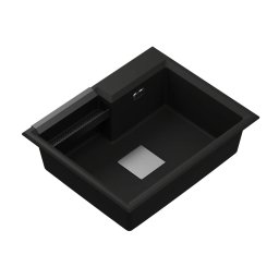 Granitna sudopera Sandona LUMINE u crnoj boji