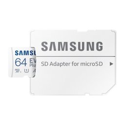 Samsung memorijska kartica EVO PLUS MicroSD Card 64GB class 10 + Adapter MB-MC64SA