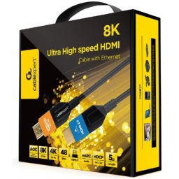 CC-HDMI8K-AOC-5M Gembird Active Optical (AOC) ULTRA High speed HDMI 2.1 8K UHD with Ethernet 5m