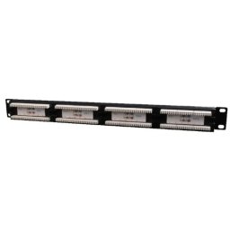 NPP-C624CM-001 Gembird Cat.6 24 port patch panel with rear cable management
