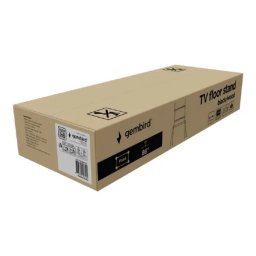 TVS-86F-01-BK Gembird Podno postolje za TV, 55-86inc, crno/drvo