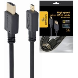 CC-HDMID-6 Gembird HDMI male to micro D-male black kabl 1.8m