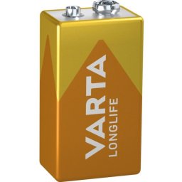 VARTA LONGLIFE 9V 6LR61 MN1604, ALKALNE baterije, Pakovanje 1kom