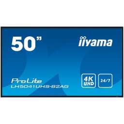 Iiyama lfd prolite lh5041uhs-b2ag 50" professional digital signage 4k 24/7 3840x2160 va 16:9 ( LH5041UHS-B2AG )