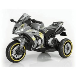 Veliki dečiji motor na akumulator na 3 točka Ninja 2.0 Sivi– (12V)