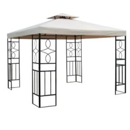 Lemon 22-0075 Sklopivi baštenski paviljon Gazebo 3x3m beli