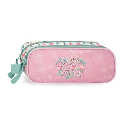 MOVOM MY LITTLE GARDEN prazna pernica sa 2 pregrade - pink