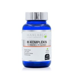 Maxlab B kompleks + C vitamin + β-karoten (90 tableta)