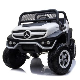 Dečiji auto na akumulator - Mercedes - unimog 4x4 Licencirani - Beli