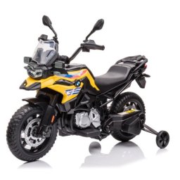 Dečiji licencirani motor na akumulator BMW F850 GS – Žuti