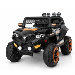 Džip terenac na akumulator za decu Polari 4x4 – Crni