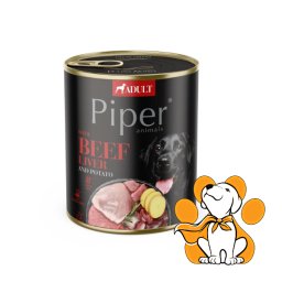 Piper Dog Beef Liver 800g, Vlažna Hrana Sa Goveđom Džigericom Za Imunitet