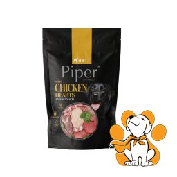 Piper Dog Pouch Chicken Hearts 500g, Vlažna Hrana Sa Pilećim Srcima Za Energiju
