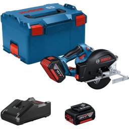 Akumulatorska kružna testera-cirkular za metal Bosch GKM 18V-50, 2x5,0Ah, L-Boxx, 06016B8002