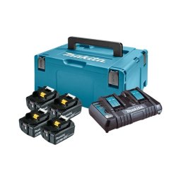 Makita Set baterija i punjač Power source kit Makpac Type3, BL1850Bx4, DC18RD 197626-8