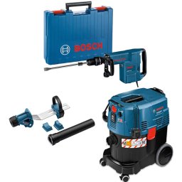 Bosch set alata SDS-max Elektro-pneumatski čekić GSH 11 E + industrijski usisivač GAS 35 M AFC + GDE max, 0615A5004L