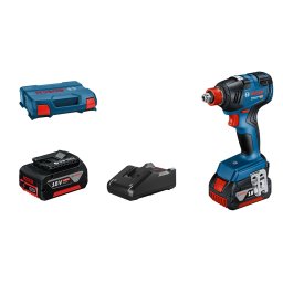 Akumulatorski udarni odvrtač Bosch GDX 18V-200 18V, 2x4,0Ah + kofer, 06019J2206