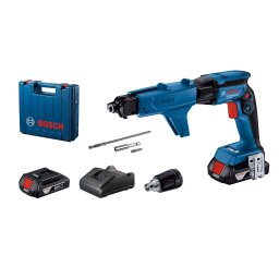 Bosch GTB 185-Li akumulatorski odvrtač za suvu gradnju, 2x2,0 Ah + nastavak sa magacinom za vijke GMA 55, 06019K7022