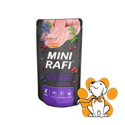 Rafi Mini Dog Grain Free Rabbit 150g, lažna Hrana Sa Zečetinom Za Osetljive Pse