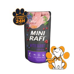 Rafi Mini Dog Grain Free Rabbit 150g, Vlažna Hrana Sa Zečetinom Za Osetljive Pse