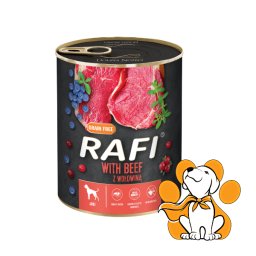 Rafi Dog Grain Free Beef 800g, Vlažna Hrana Sa Govedinom Bez Žitarica