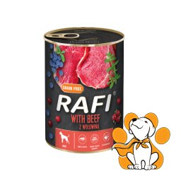 Rafi Dog Grain Free Beef 400g, Vlažna Hrana Sa Govedinom Za Svakodnevnu Ishranu