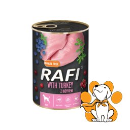Rafi Dog Grain Free Turkey 400g, Vlažna Hrana Za Pse Sa Ćuretinom